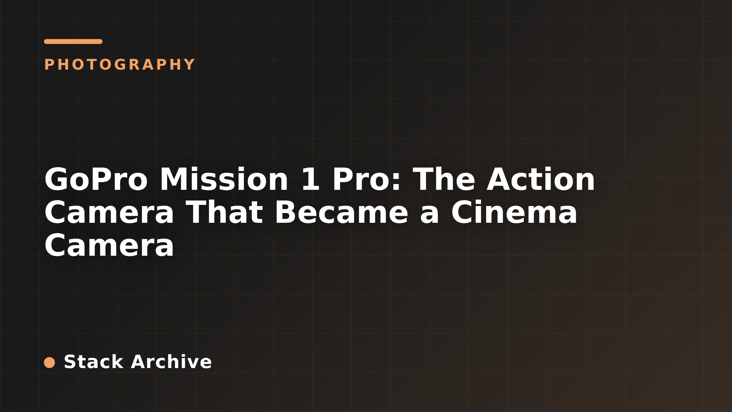 GoPro Mission 1 Pro: The Action Camera That Became a Cinema Camera