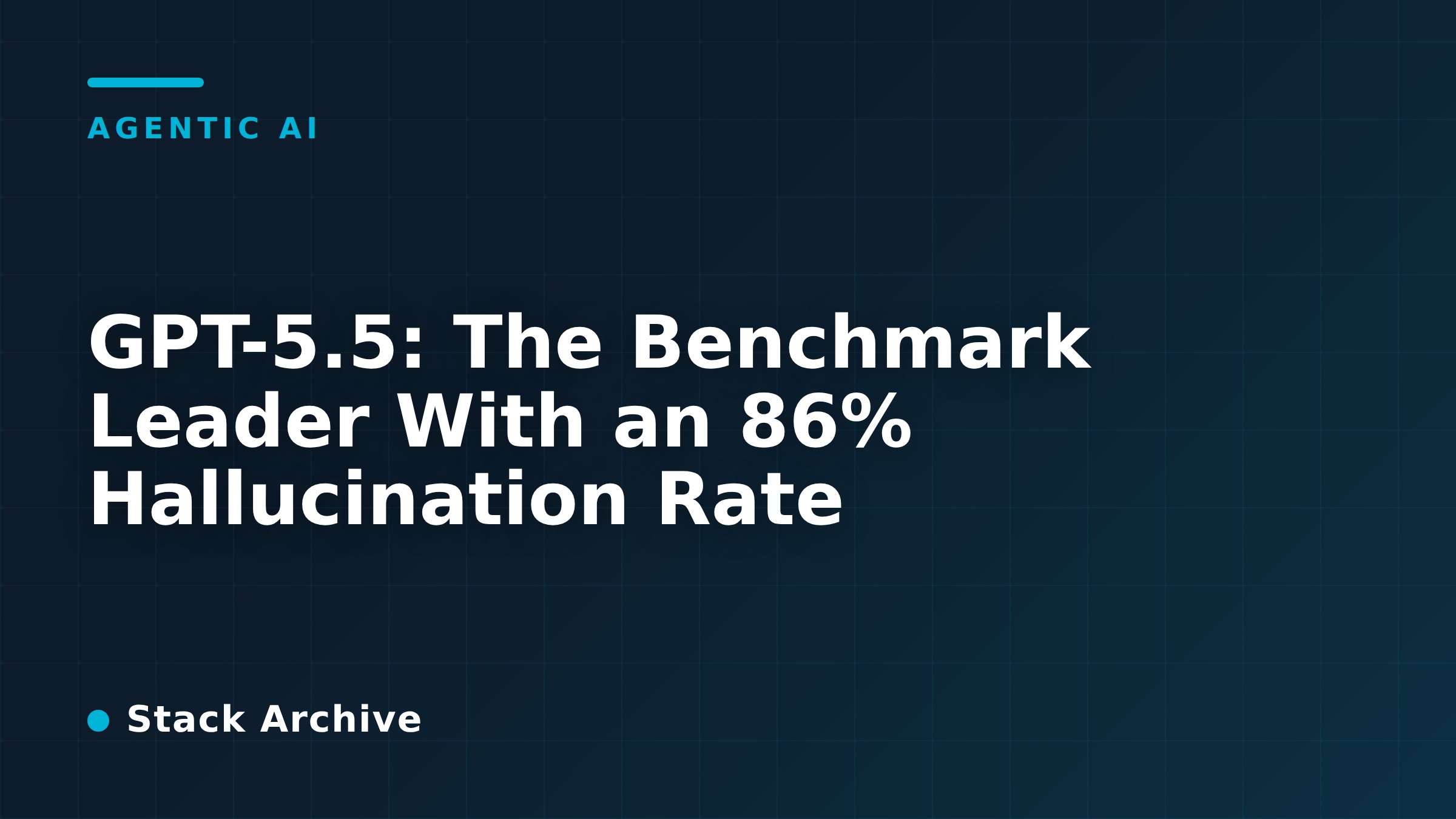 GPT-5.5: The Benchmark Leader With an 86% Hallucination Rate