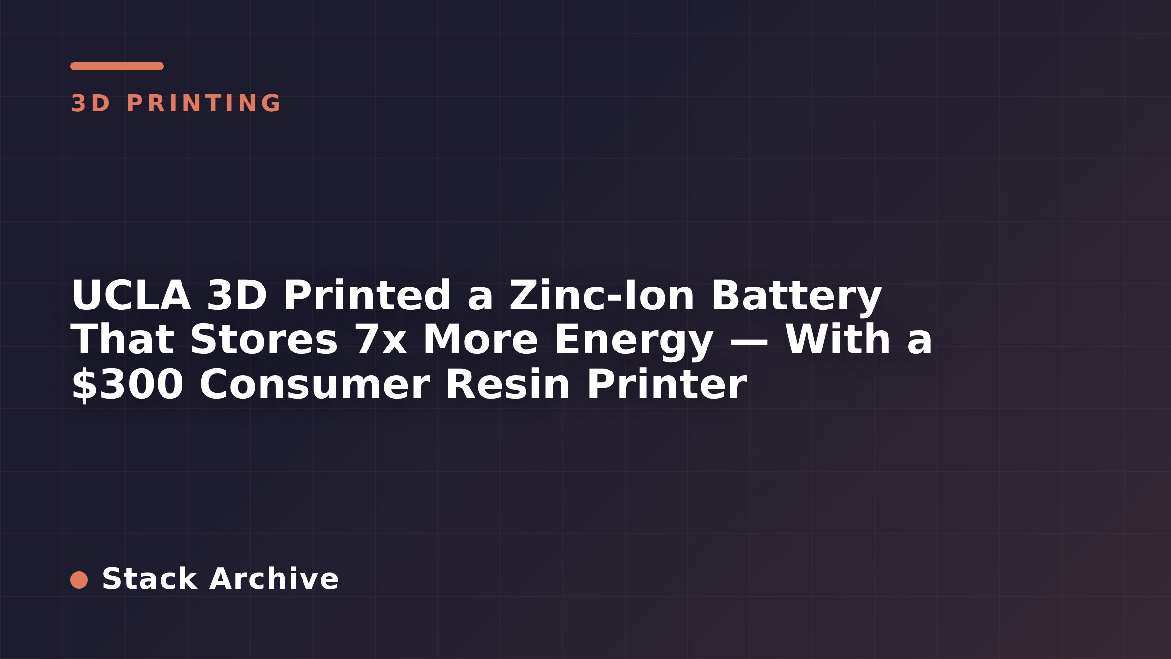 3D Printing | Stack Archive