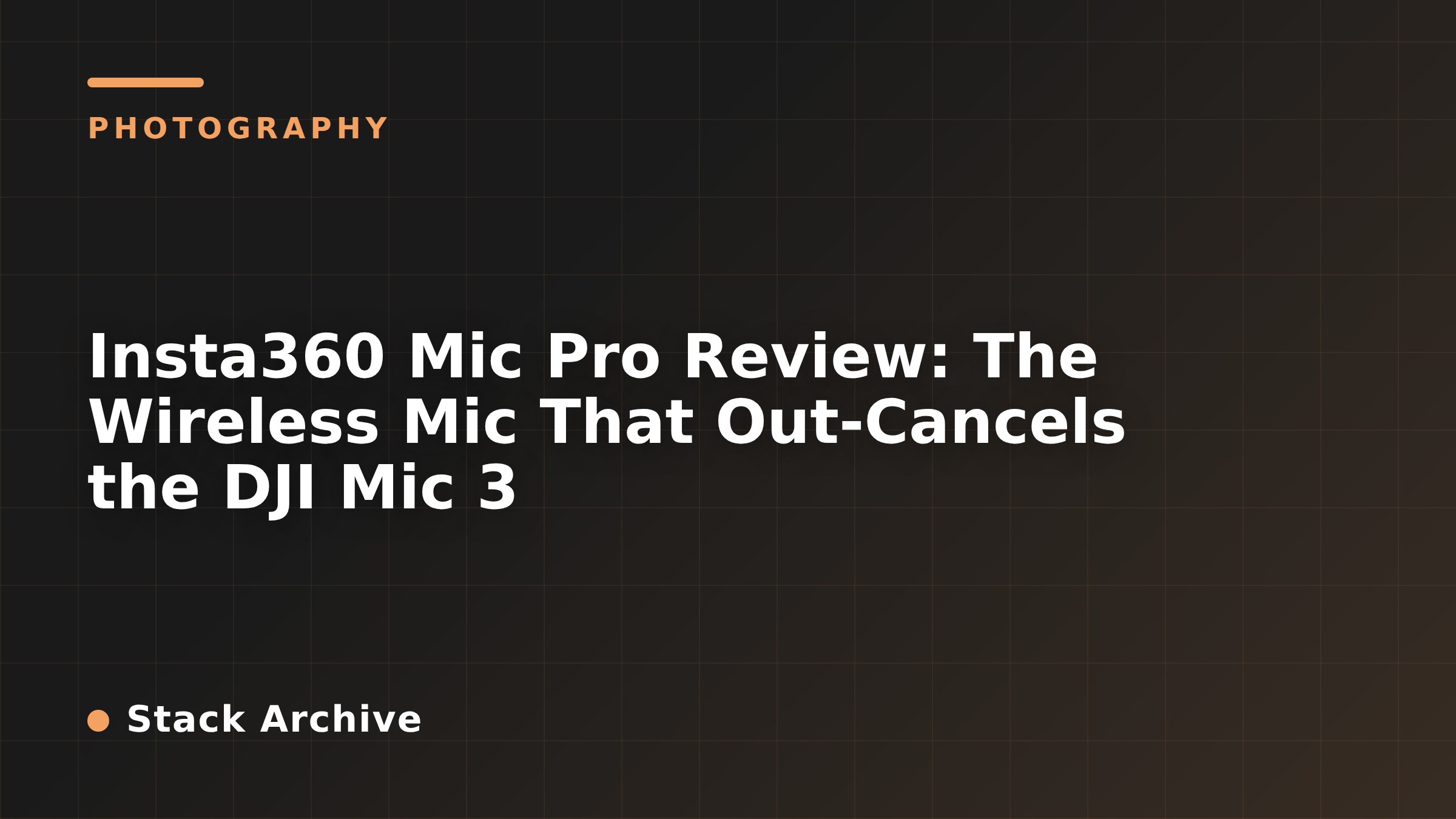 Insta360 Mic Pro Review: The Wireless Mic That Out-Cancels the DJI Mic 3